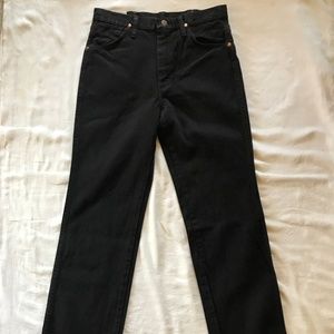 Wrangler 936 Cowboy Slim Fit Jeans Blk-Brn 30x32